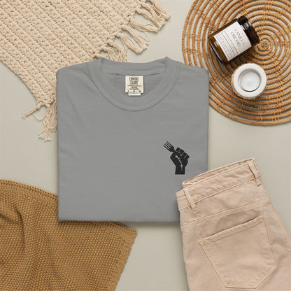 Fist Fork Embroidered Tee
