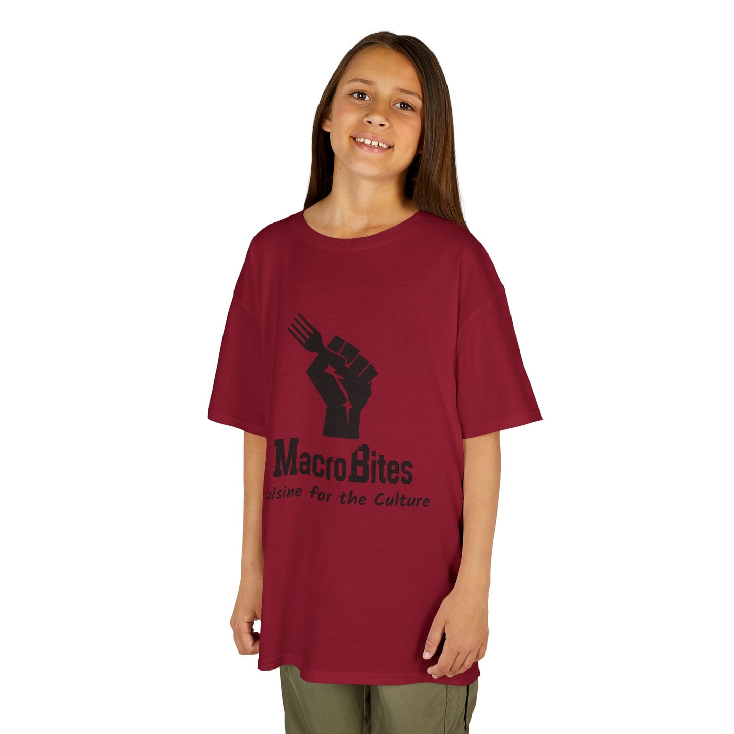 Kids Tee — MacroBites "Cuisine for the Culture" Logo