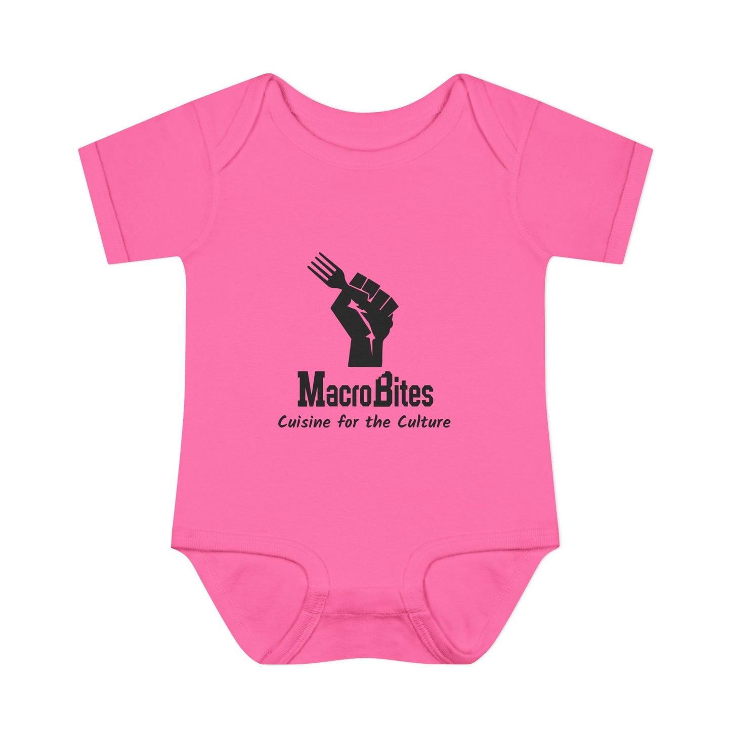 Infant Bodysuit - "MacroBites: Cuisine for the Culture" Baby Onesie