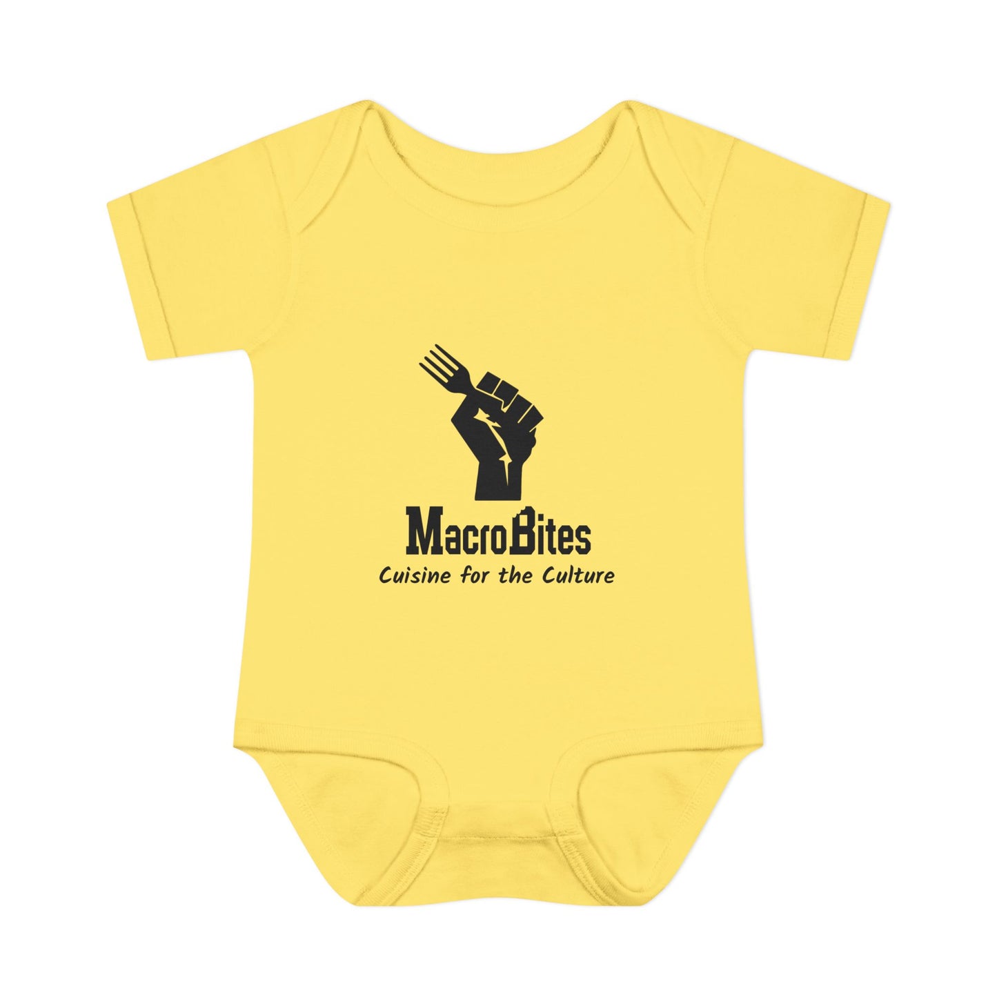 Infant Bodysuit - "MacroBites: Cuisine for the Culture" Baby Onesie