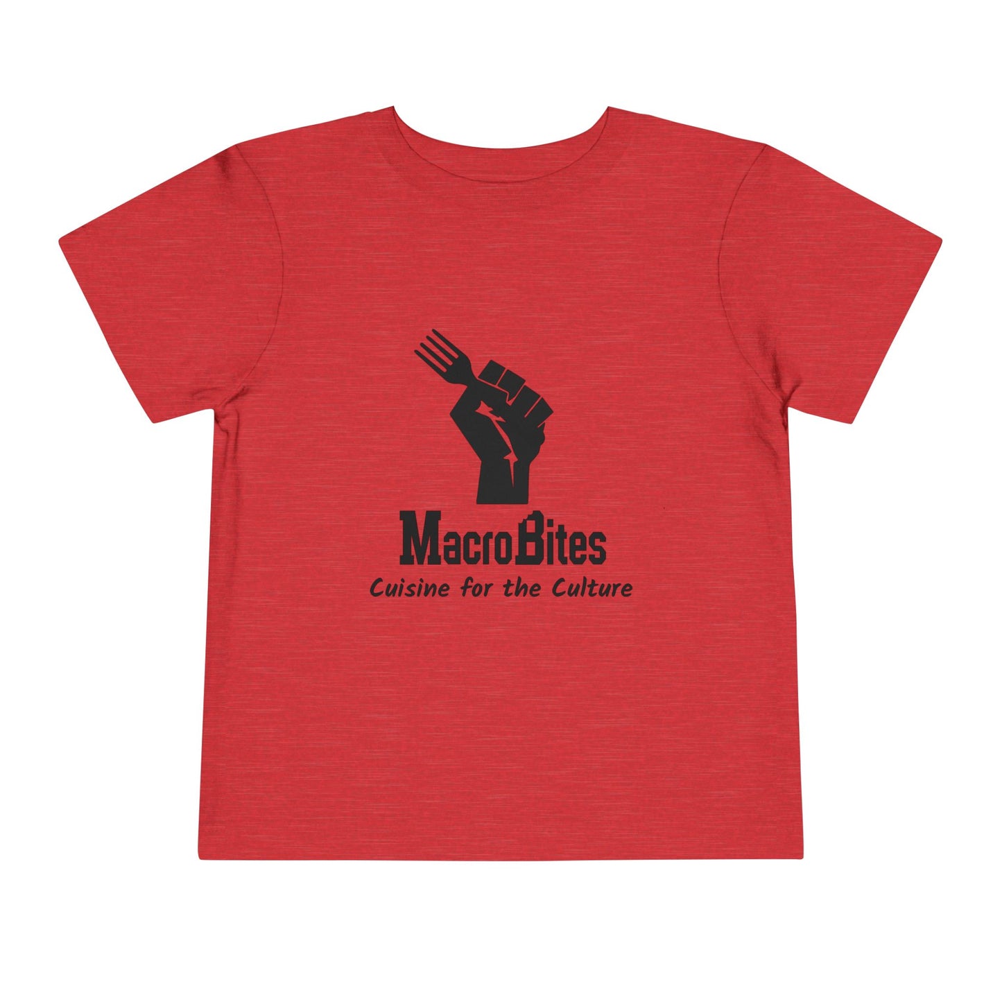 Toddler Tee — MacroBites “Cuisine for the Culture” Logo Shirt