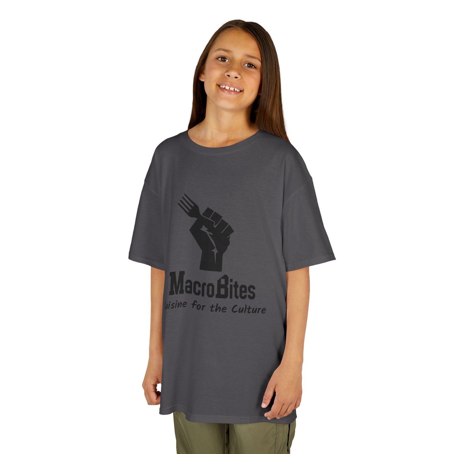Kids Tee — MacroBites "Cuisine for the Culture" Logo