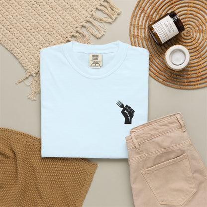 Fist Fork Embroidered Tee