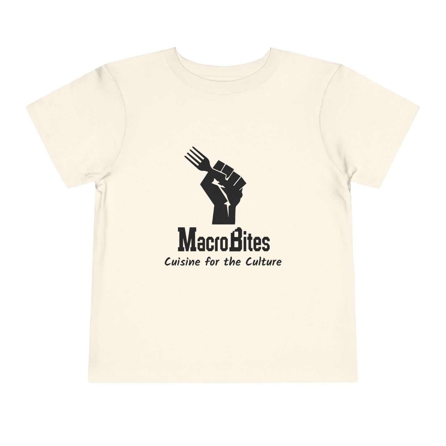 Toddler Tee — MacroBites “Cuisine for the Culture” Logo Shirt