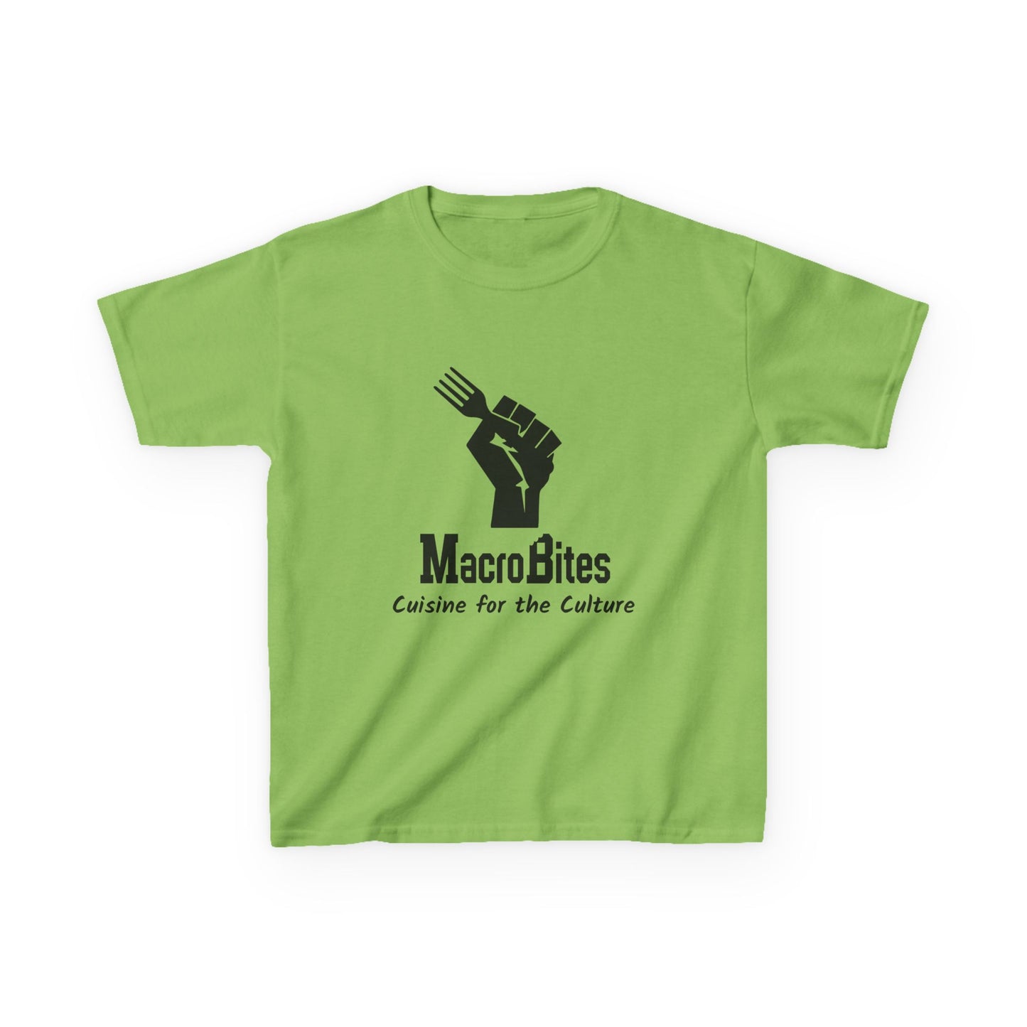 Kids Tee — MacroBites "Cuisine for the Culture" Logo