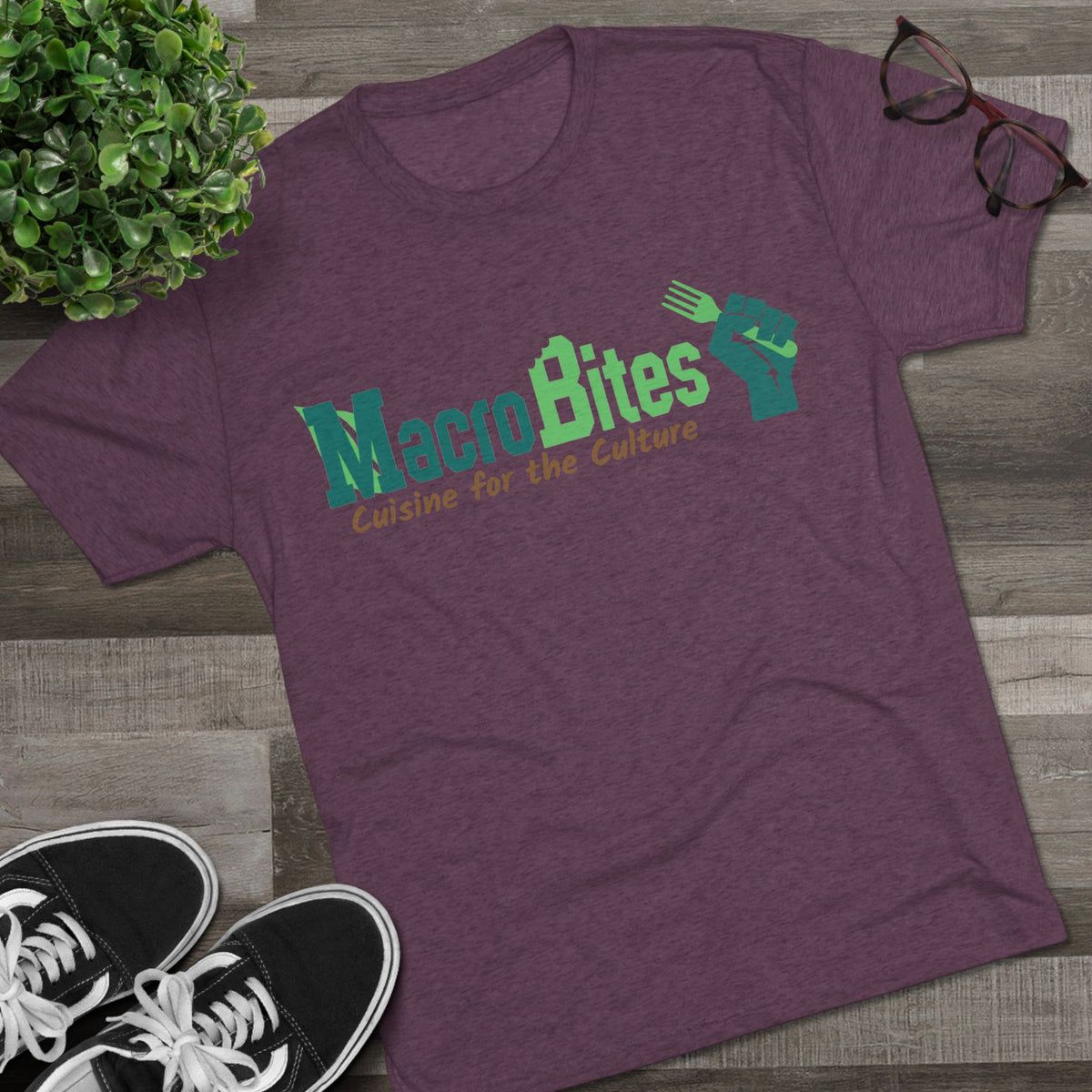 MacroBites Unisex Tri-Blend Crew Tee