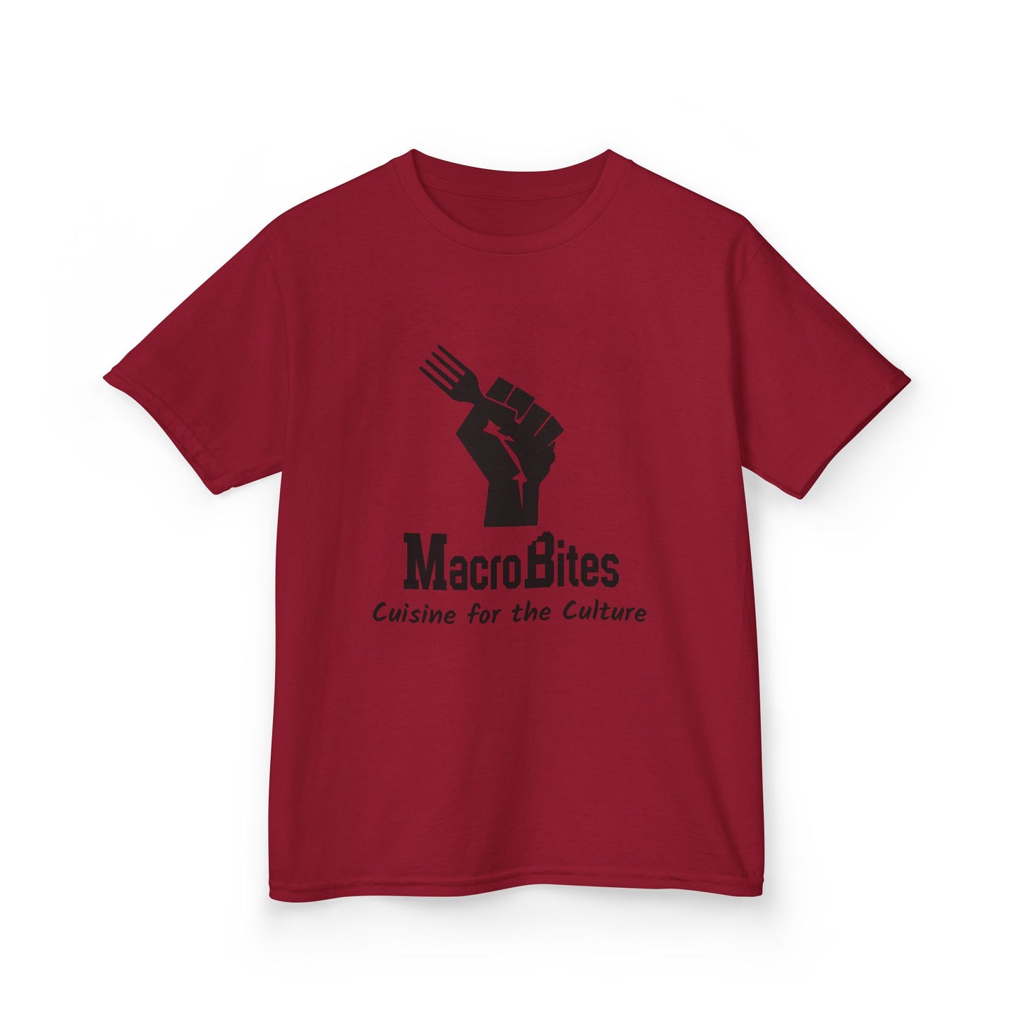 Kids Tee — MacroBites "Cuisine for the Culture" Logo