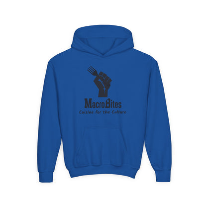 MacroBites Youth Hoodie - "Cuisine for the Culture" Logo Pullover