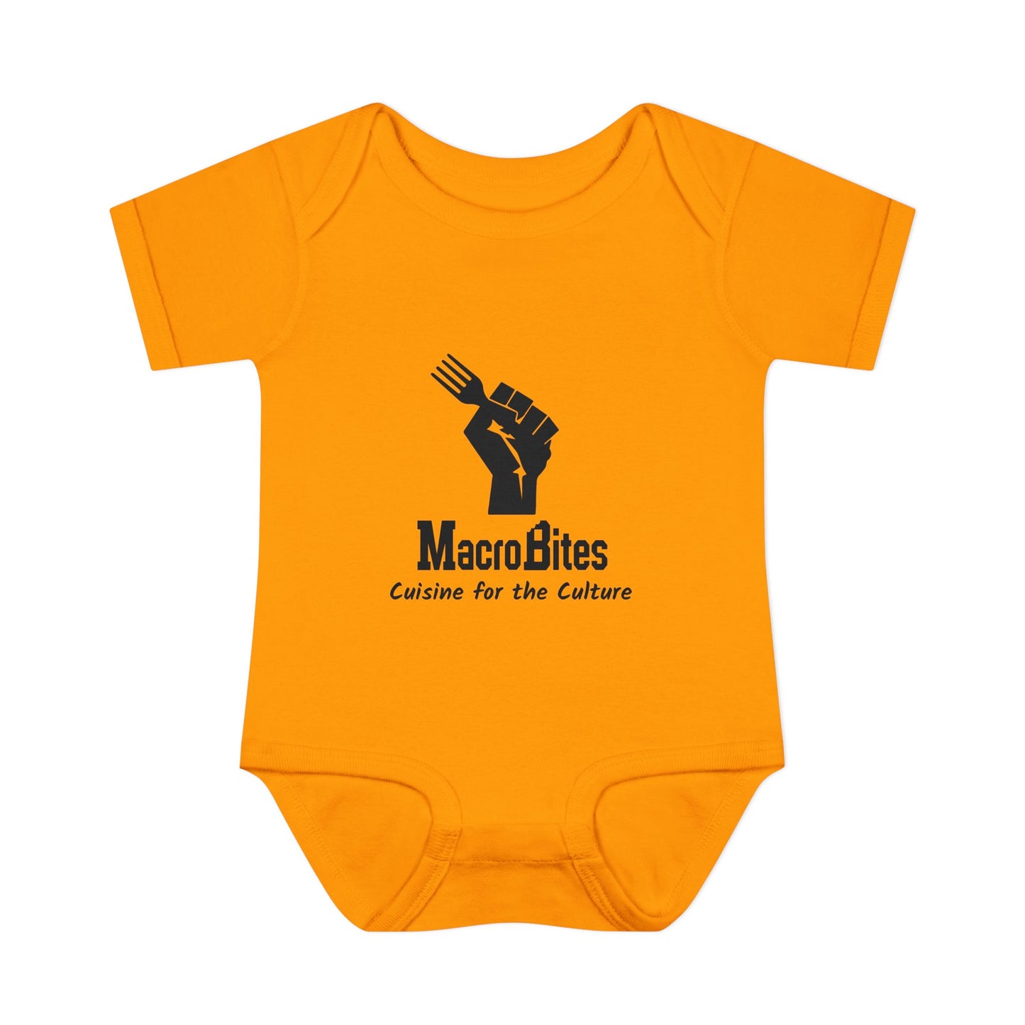 Infant Bodysuit - "MacroBites: Cuisine for the Culture" Baby Onesie
