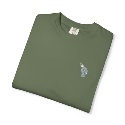 Fist Fork Embroidered Tee