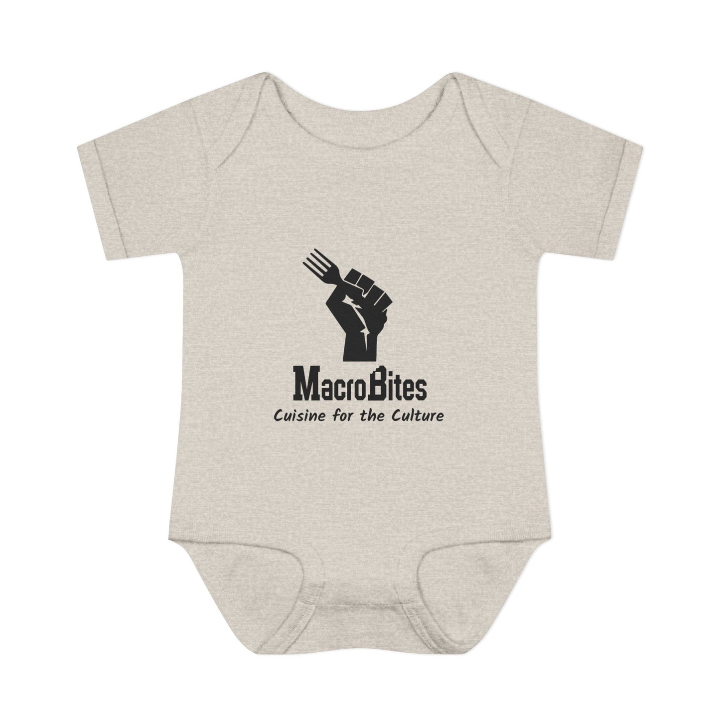 Infant Bodysuit - "MacroBites: Cuisine for the Culture" Baby Onesie