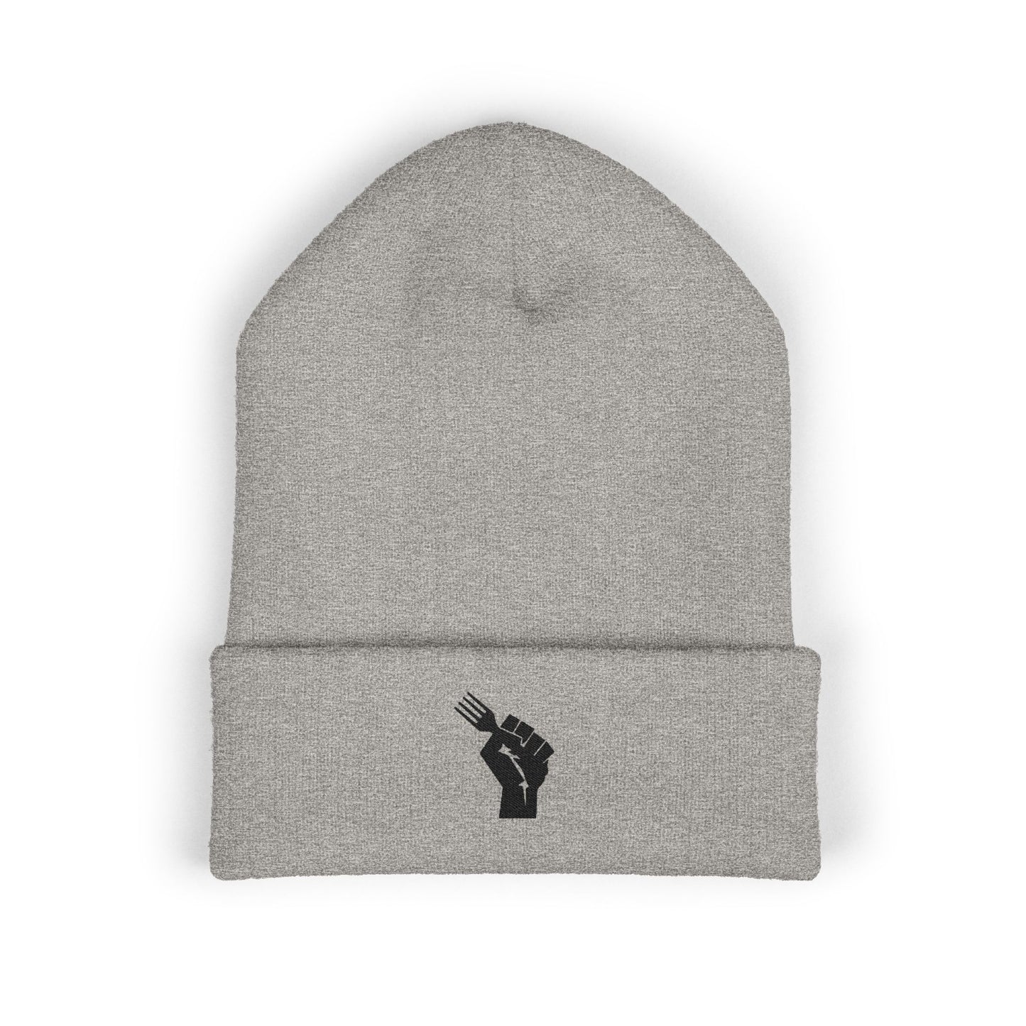 Embroidered Raised Fist Beanie