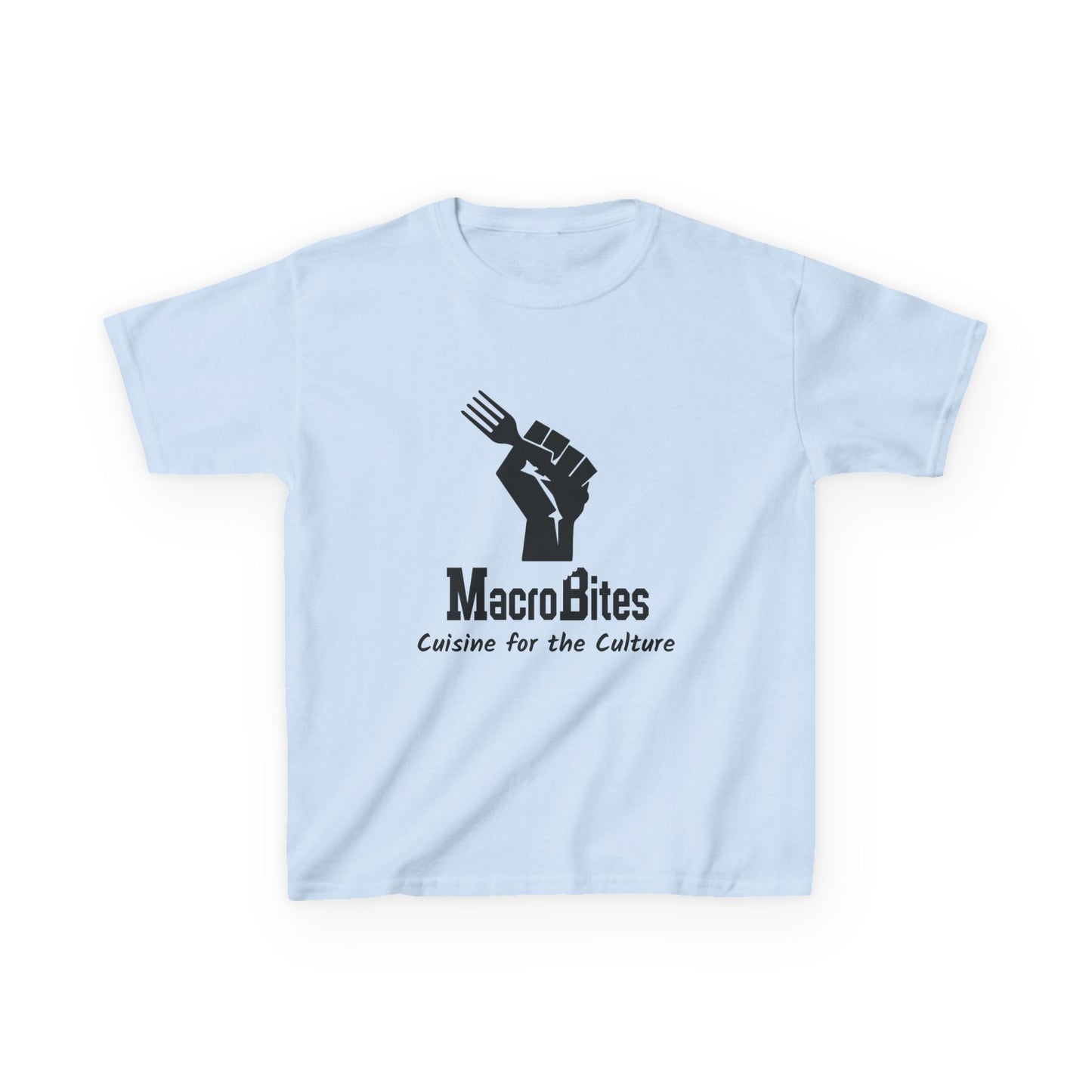 Kids Tee — MacroBites "Cuisine for the Culture" Logo