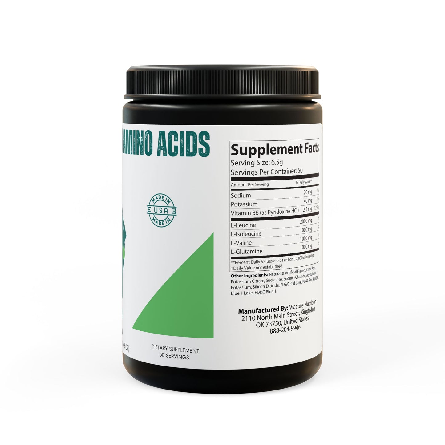 BCAA Supplement, Grape (325g, 11.46oz, 50 servings)