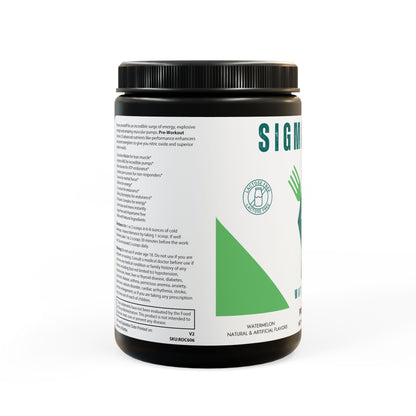 Sigma-Pump Pre-Workout Supplement, Watermelon (300g, 10.58oz)