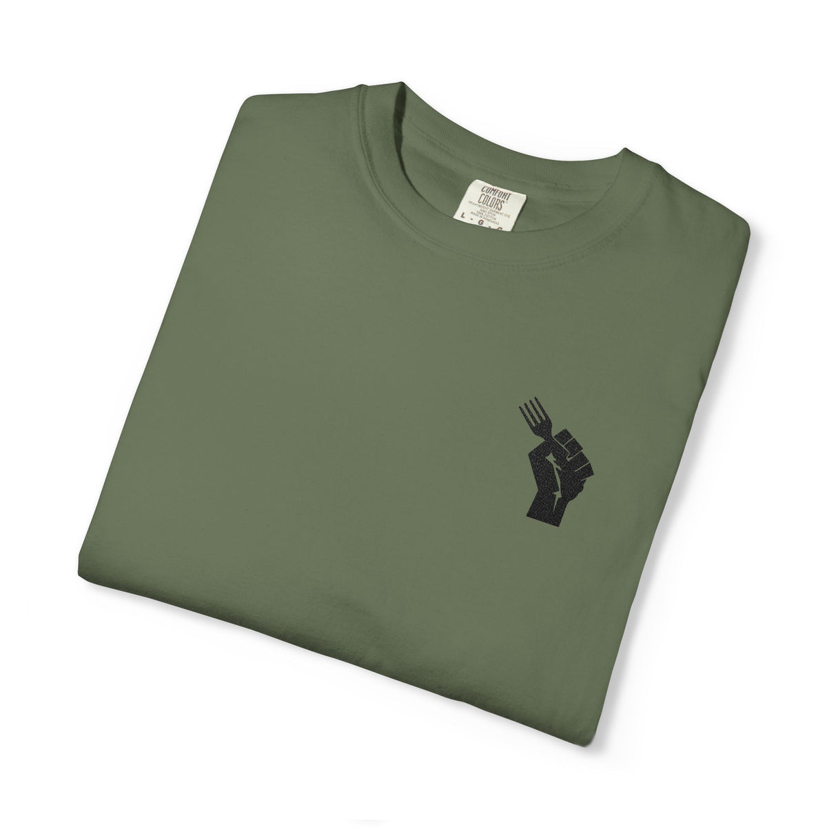 Fist Fork Embroidered Tee