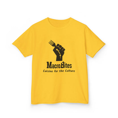 Kids Tee — MacroBites "Cuisine for the Culture" Logo