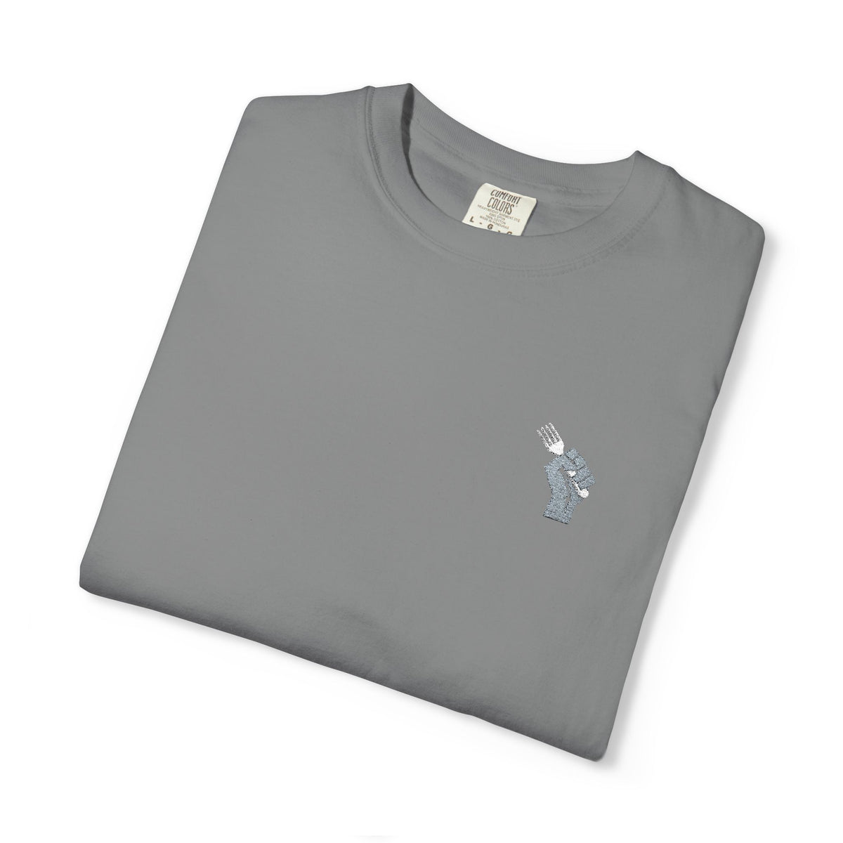 Fist Fork Embroidered Tee