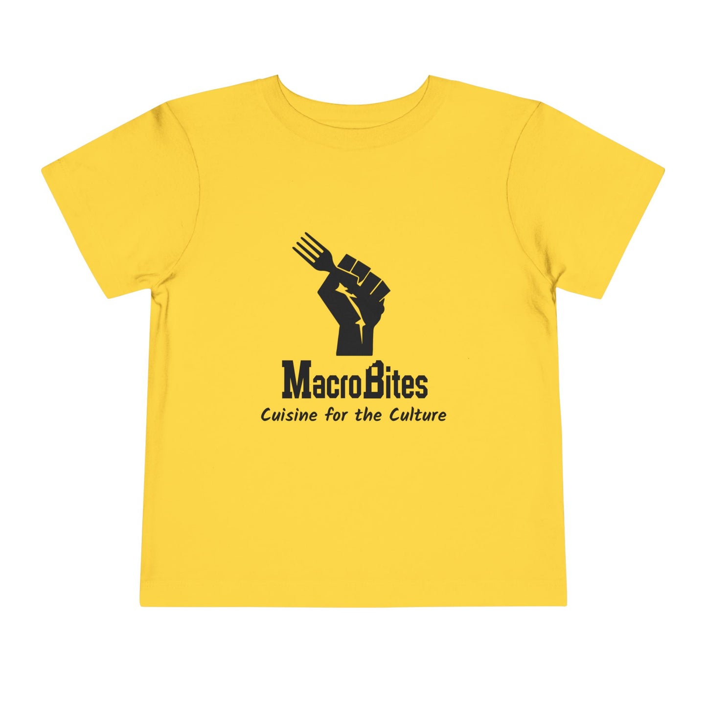 Toddler Tee — MacroBites “Cuisine for the Culture” Logo Shirt