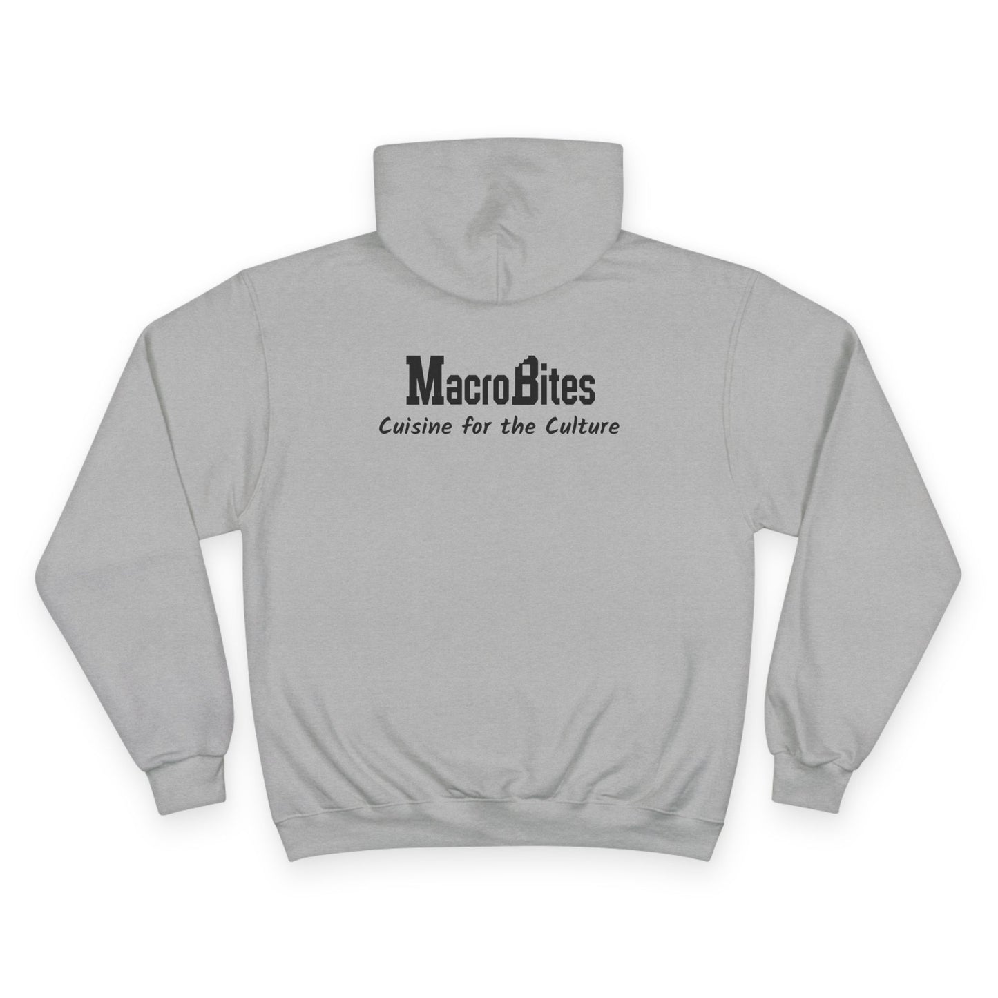 'Peace inside LOVE' Graphic Champion Hoodie with MacroBites Back Logo