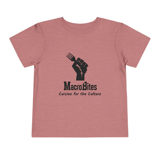Toddler Tee — MacroBites “Cuisine for the Culture” Logo Shirt