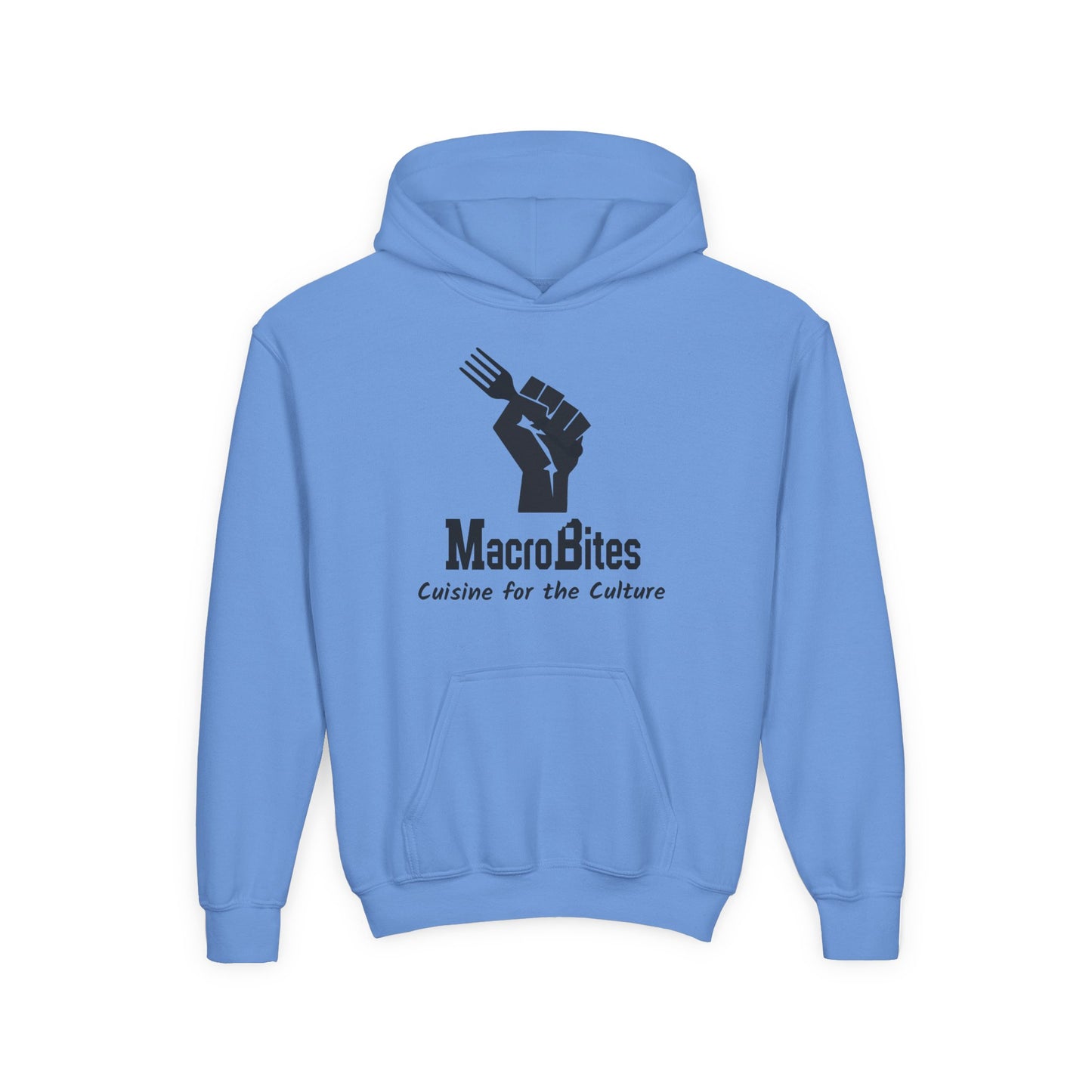 MacroBites Youth Hoodie - "Cuisine for the Culture" Logo Pullover