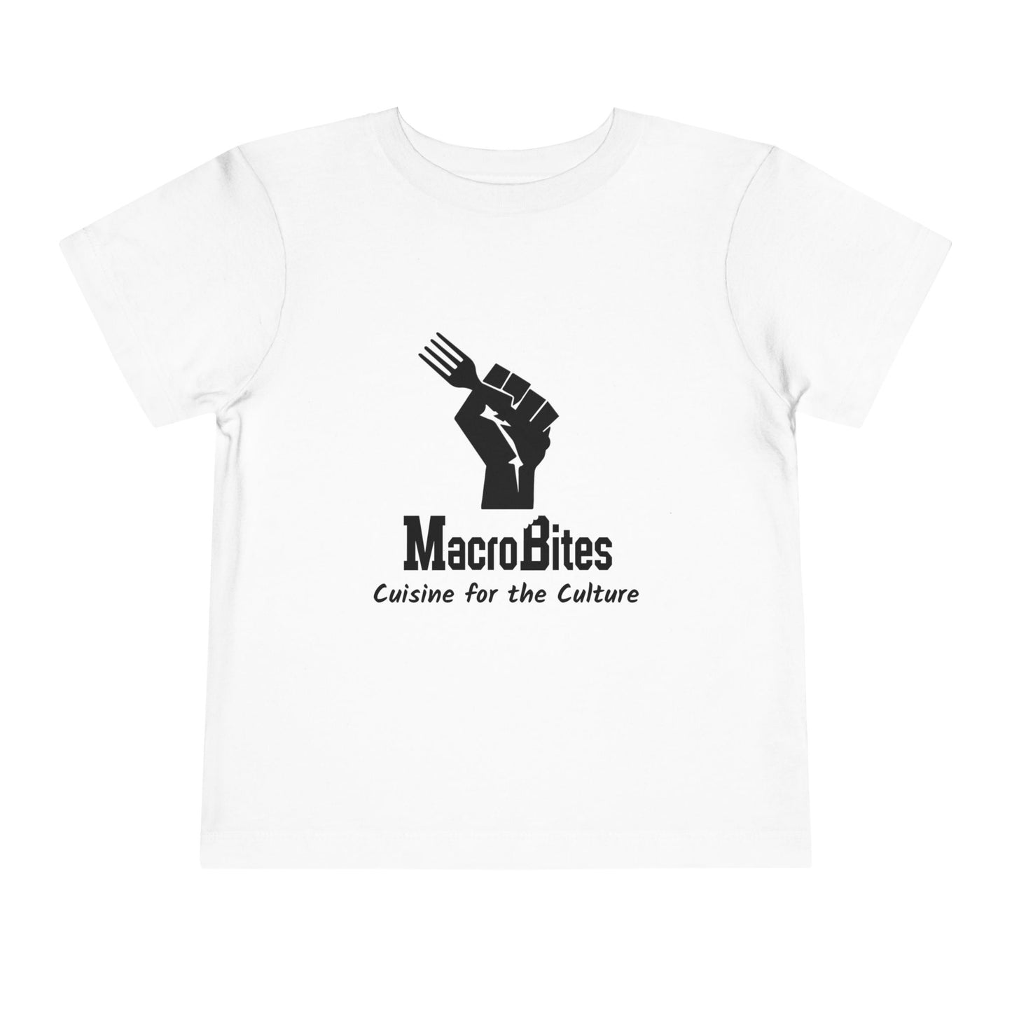 Toddler Tee — MacroBites “Cuisine for the Culture” Logo Shirt
