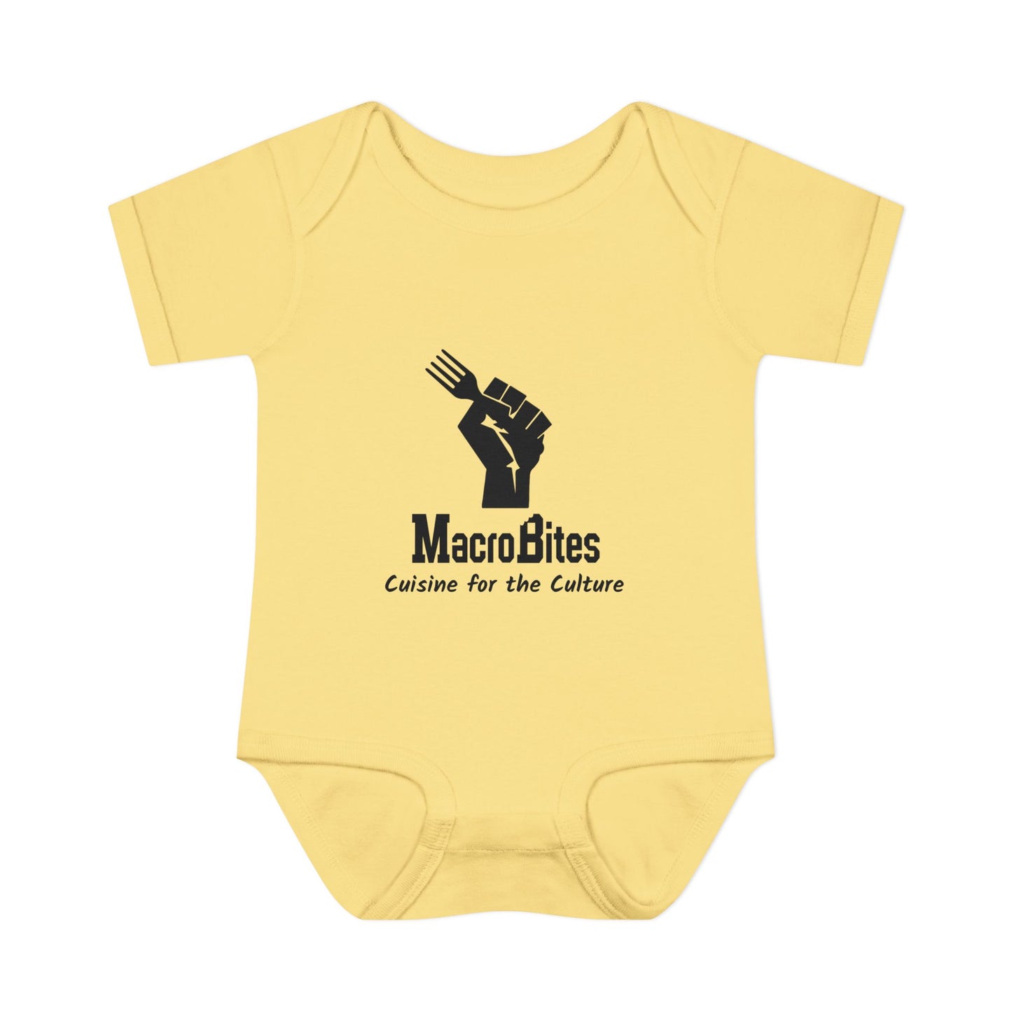 Infant Bodysuit - "MacroBites: Cuisine for the Culture" Baby Onesie