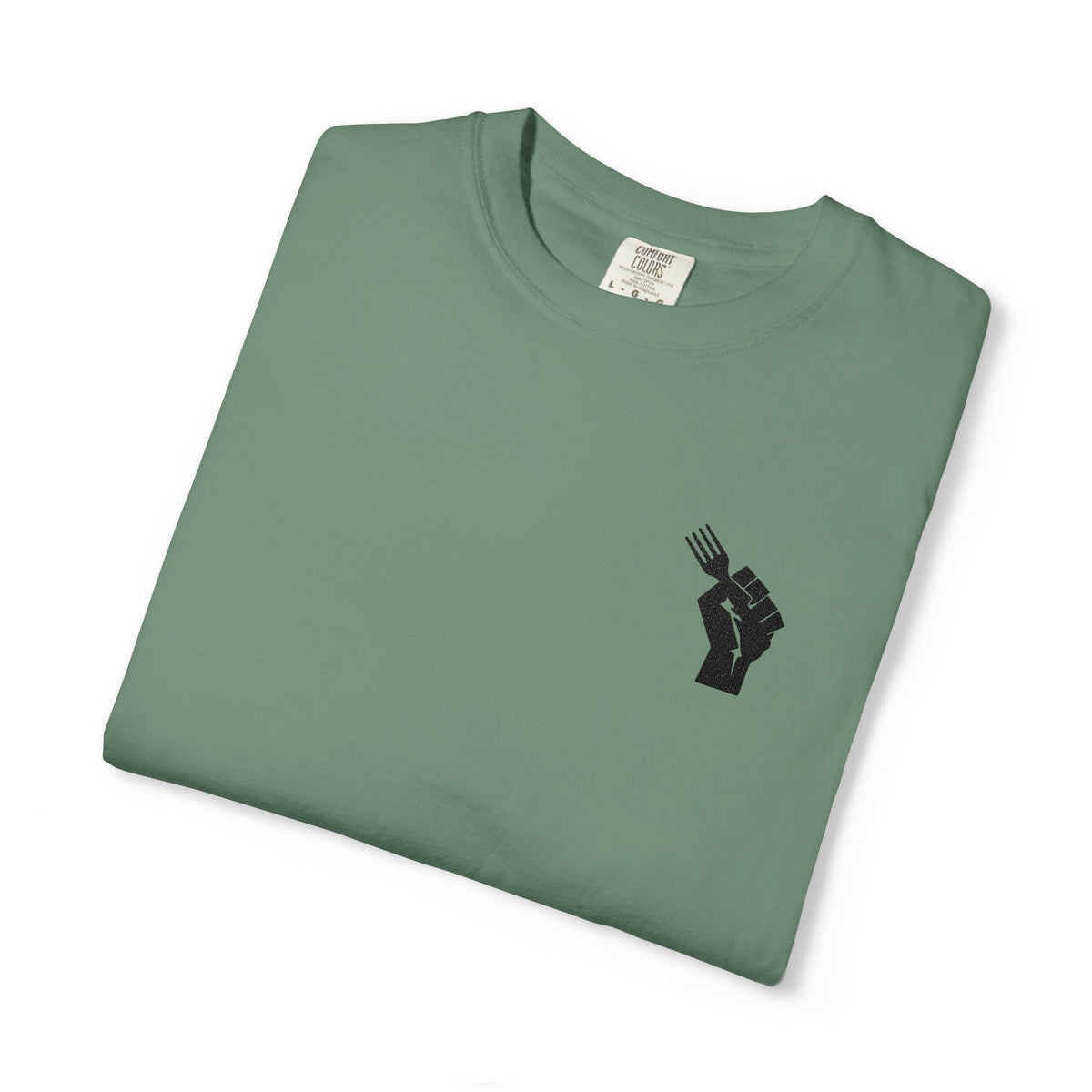 Fist Fork Embroidered Tee