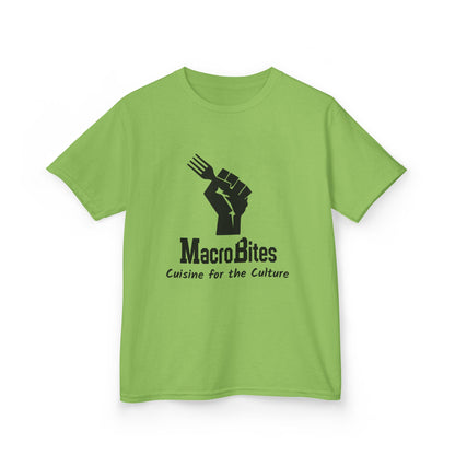 Kids Tee — MacroBites "Cuisine for the Culture" Logo