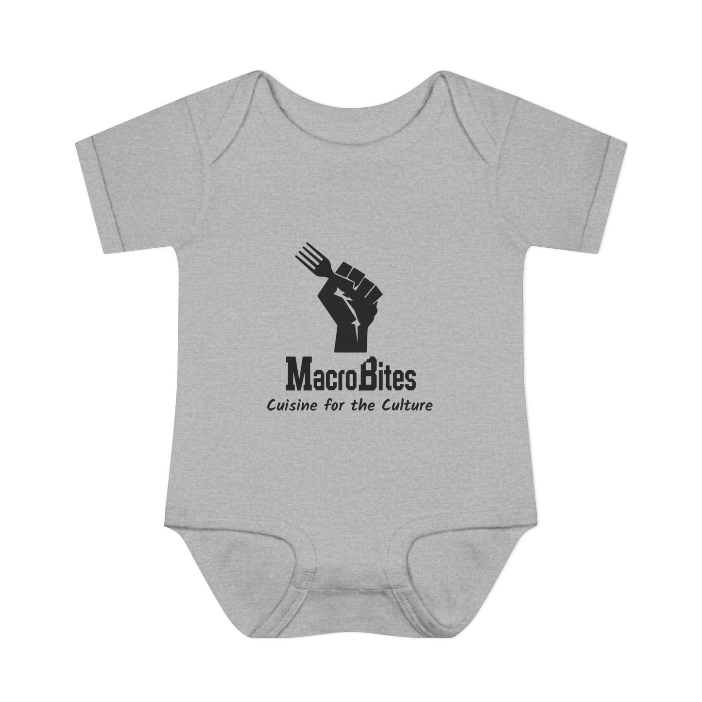 Infant Bodysuit - "MacroBites: Cuisine for the Culture" Baby Onesie