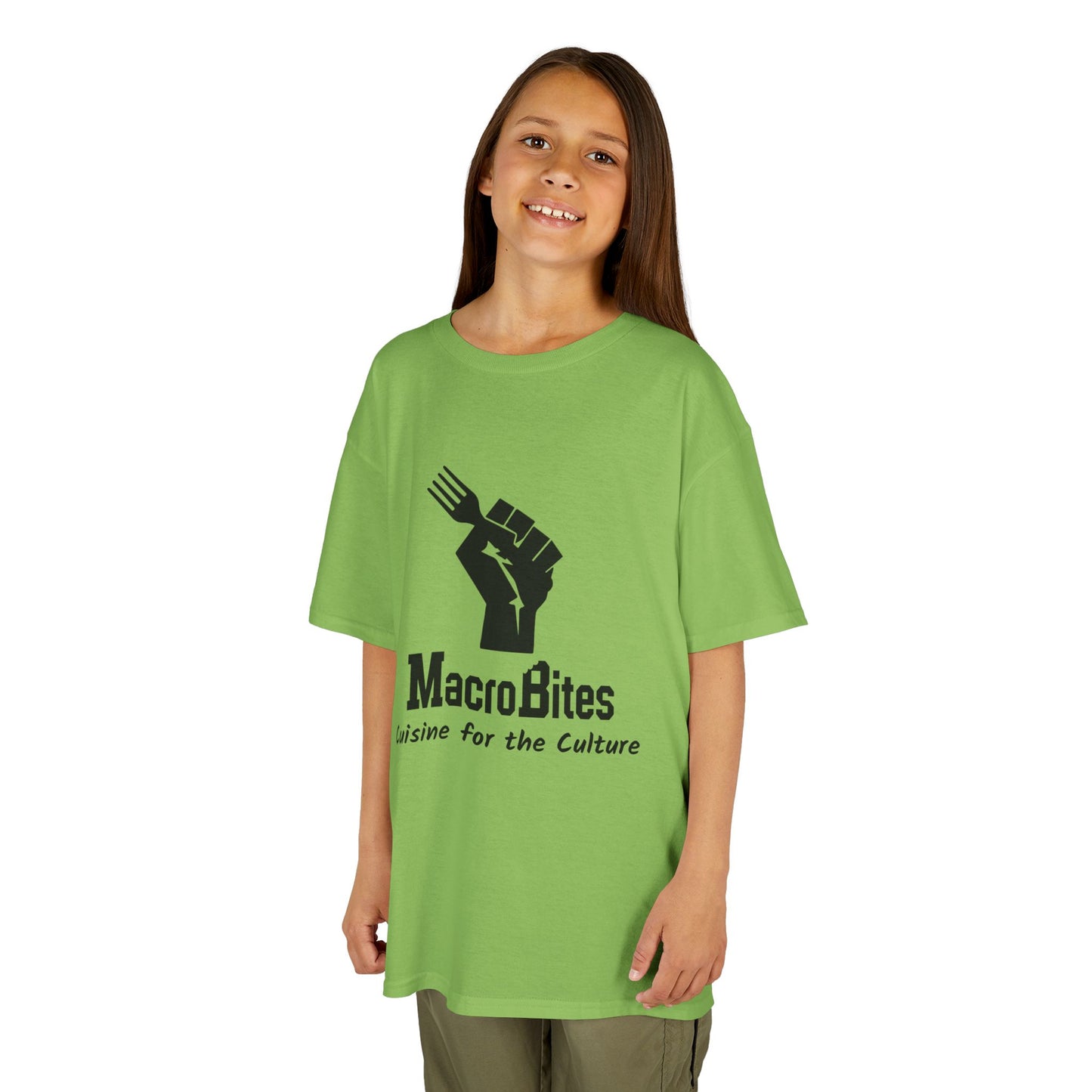 Kids Tee — MacroBites "Cuisine for the Culture" Logo