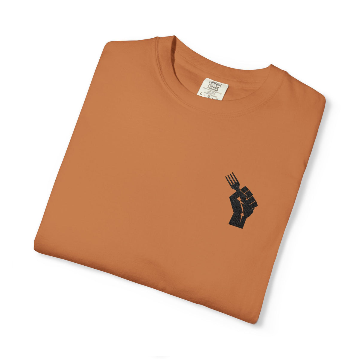 Fist Fork Embroidered Tee