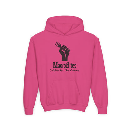 MacroBites Youth Hoodie - "Cuisine for the Culture" Logo Pullover