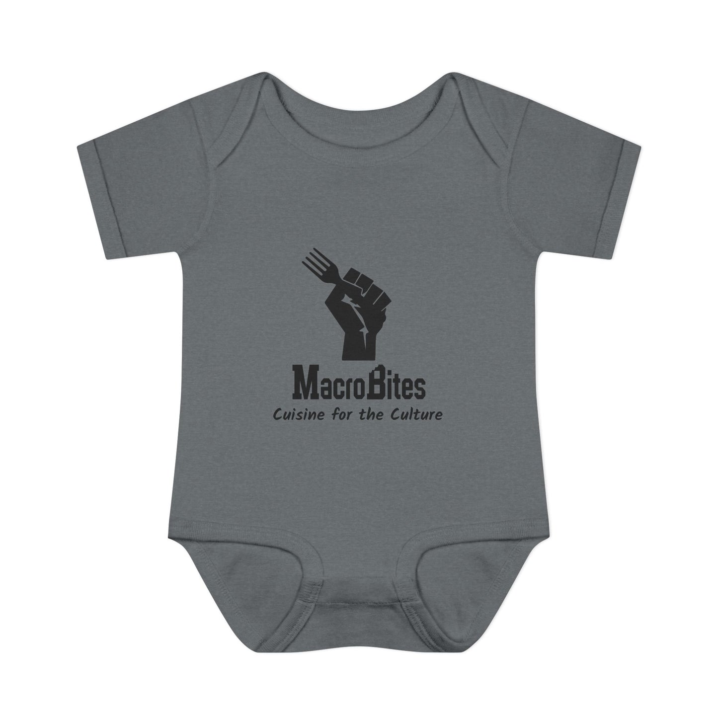 Infant Bodysuit - "MacroBites: Cuisine for the Culture" Baby Onesie