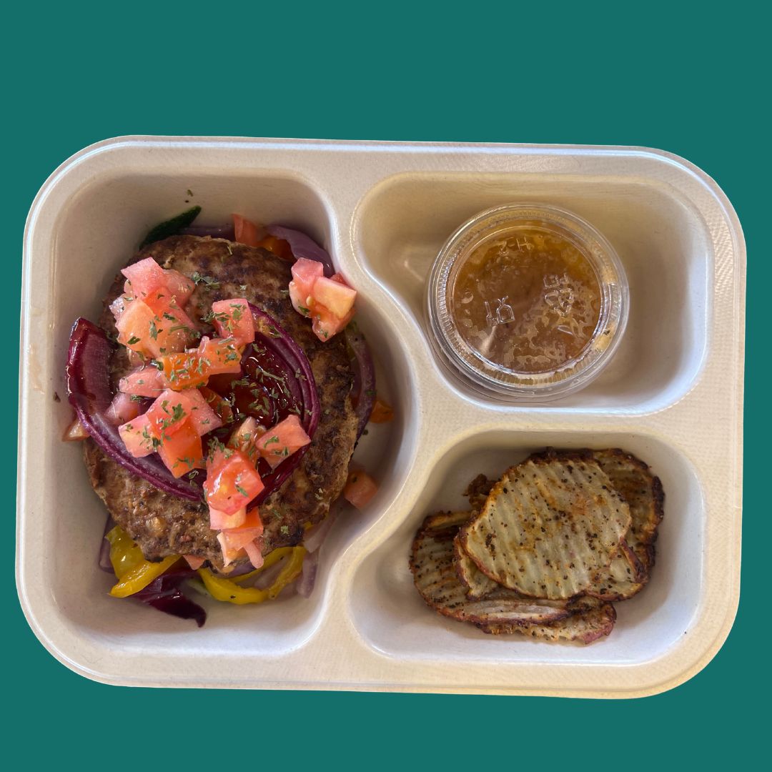 Turkey Burger Bowl